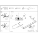 Фаркоп оцинкованный Galia шар A на универсал для Renault Laguna 3 2007-2015