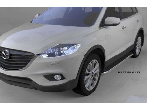 Пороги алюминиевые Ring для Mazda CX-9 № MAC9.55.0127